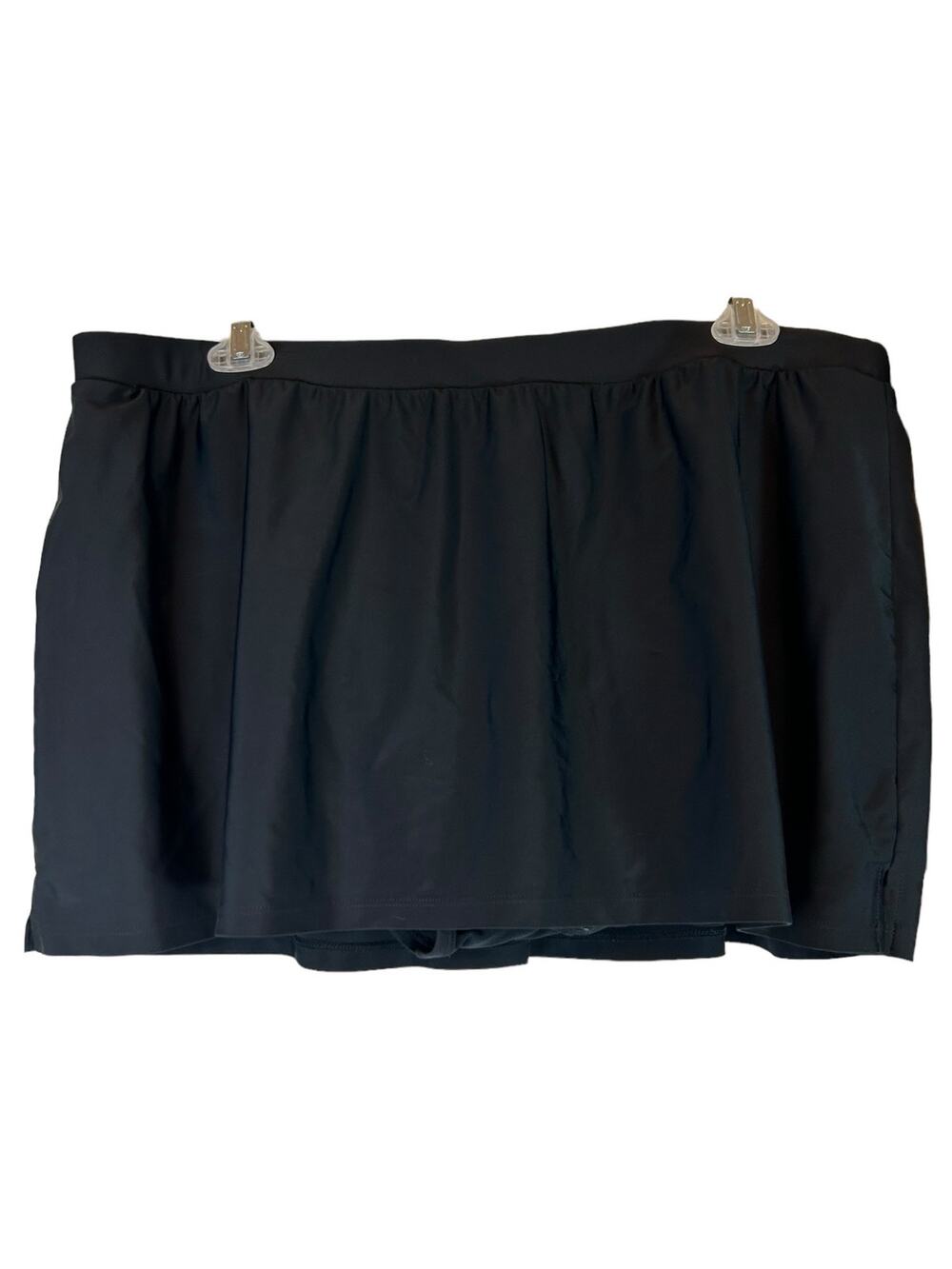 Beach Diva Black Swim Skirt - Size 22W